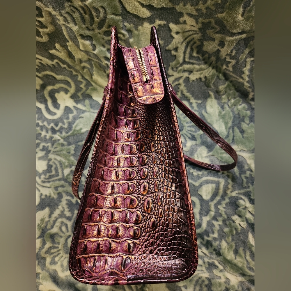 Brahmin Tia Fig Jam Melbourne Tote, NWOT - Picture 4 of 10